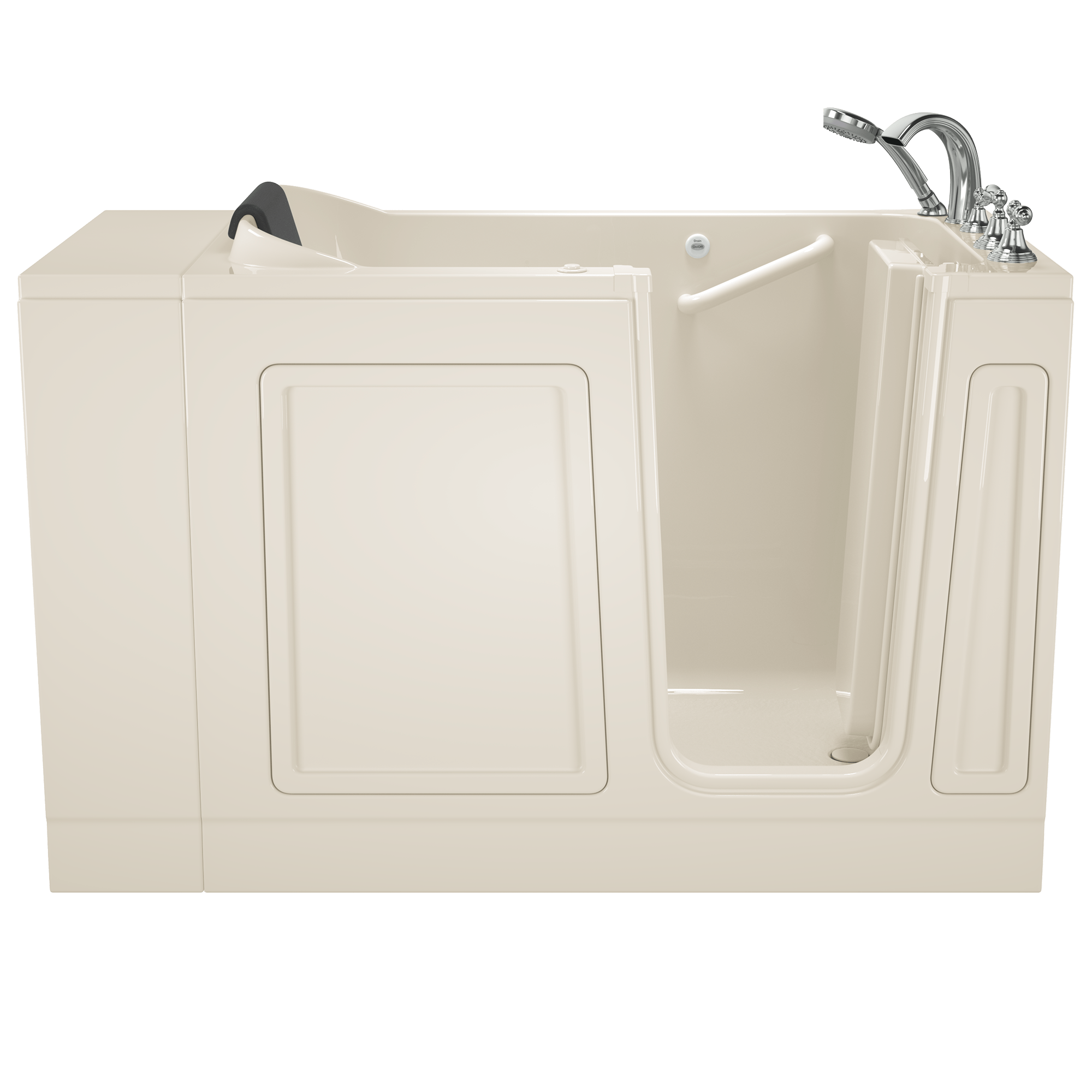 Acrylic Luxury Series 28 x 48-Inch Walk-in Tub With Air Spa System - Right-Hand Drain With Faucet